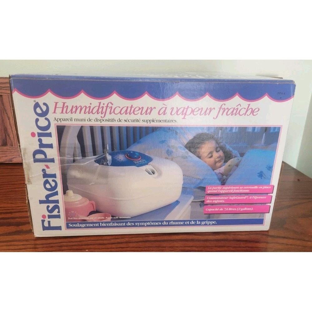 Vintage Fisher Price‎ Cool Mist Humidifier 90s With Original Box